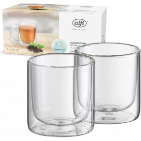alfi Set de verres GLASSMOTION, paroi double, 190 ml