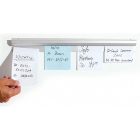 HYGOSTAR Rail d\'affichage Catch-ball-System Infobord, blanc