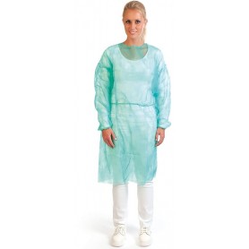 HYGOSTAR Blouse PP avec lastique aux manches, L, vert