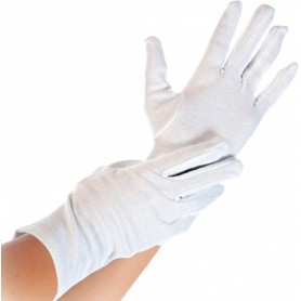HYGOSTAR Gant en coton Blanc, S, blanc