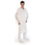 HYGOSTAR Blouse visiteur avec boutons pression, bleu