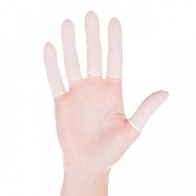 HYGOSTAR Doigtier nitrile, sans poudre, M, blanc