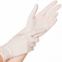 HYGOSTAR Gant latex SKIN, S, poudr, blanc