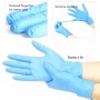 HYGONORM Gant nitrile Safe Fit, M, sans poudre, bleu