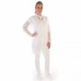 HYGONORM Blouse visiteur Light avec boutons pression, blanc,
