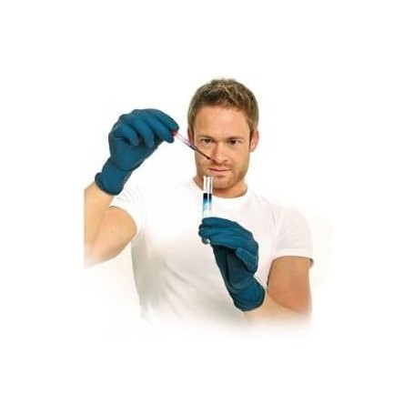 HYGOSTAR Gant de protection chimique High Risk, M, bleu