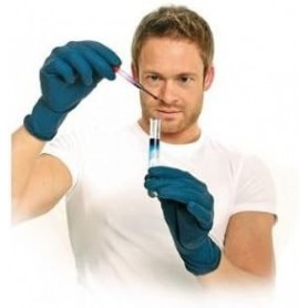 HYGOSTAR Gant de protection chimique High Risk, XL, bleu