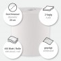 HYGOCLEAN Rouleau d\'essuie-mains, 2 couches, 112,5 m, blanc