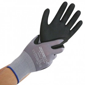 HYGOSTAR Gant de travail Ergo Flex, XL, gris/noir