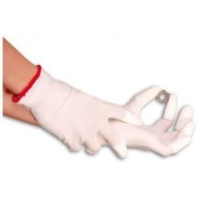 HYGOSTAR Gant de travail Ultra Flex Finger, L, blanc