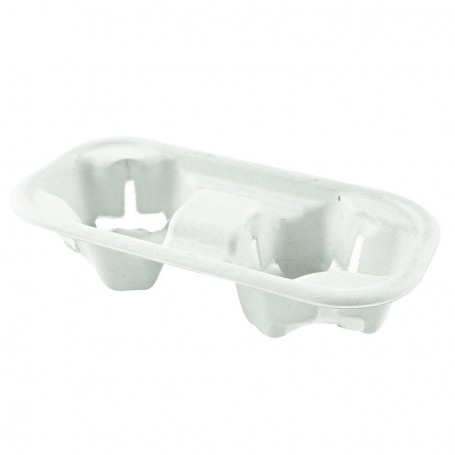 NATURE Star Porte-gobelets Double, canne sucre, blanc