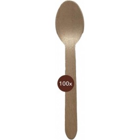 NATURE Star Cuiller en bois cir, longueur: 160 mm