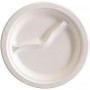 NATURE Star Assiette en canne sucre, rond, 229 mm