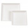 NATURE Star Assiette en canne sucre Eleganza, carr
