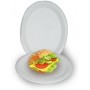NATURE Star Assiette en canne sucre, ovale, 265 x 200 mm