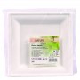 NATURE Star Assiette en canne sucre, carr, 200 x 200 mm