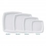 NATURE Star Assiette en canne sucre, carr, 200 x 200 mm