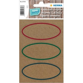 HERMA tiquette pour la maison HOME, 76 x 35 mm, ovale