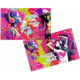 HERMA Sous-main \"Music Girl\", (L)550 x (H)350 mm