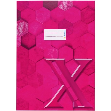 HERMA Heftschoner X, aus Karton, DIN A4, pink