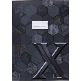 HERMA Heftschoner X, aus Karton, DIN A4, schwarz