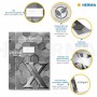 HERMA Heftschoner X, aus Karton, DIN A4, hellblau