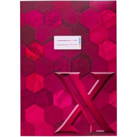 HERMA Heftschoner X, aus Karton, DIN A4, weinrot