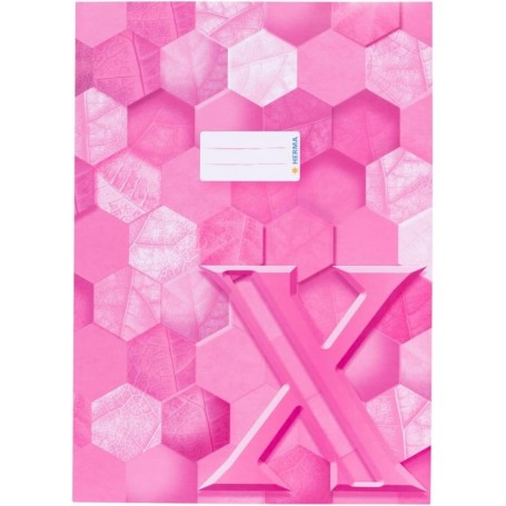 HERMA Heftschoner X, aus Karton, DIN A4, rosa