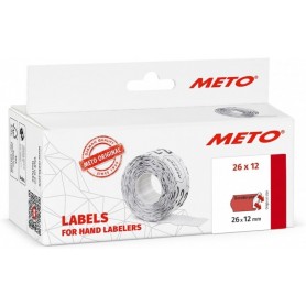 METO Vordruck-Etiketten fr Preisauszeichner, 26 x 12 mm