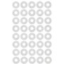 ZDesign SCHOOL Oeillet de renforcement, 13 mm, blanc