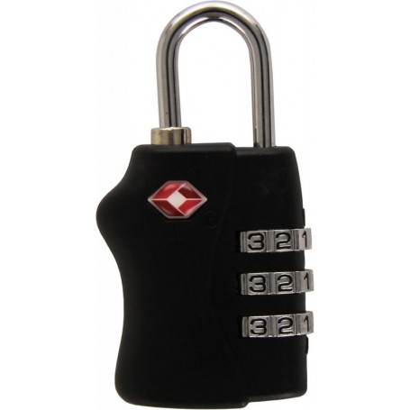 pavo Cadenas TSA combinaison, en plastique/acier, noir