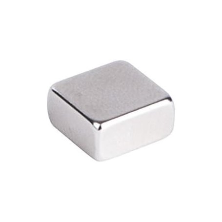 pavo Aimant au nodyme, carr, 10 x 10 x 5 mm, argent