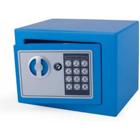 pavo Mini coffre-fort, avec serrure lectronique, bleu