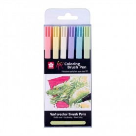 SAKURA Feutre pinceau Koi Colouring Brush Pen \"Pastel\"