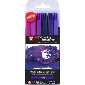 SAKURA Feutre pinceau Koi Colouring Brush Pen \"Galaxy\"