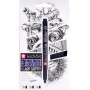 SAKURA Feutre fin Pigma Micron, set de 3 + tui GRATUIT
