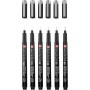 SAKURA Feutre fin Pigma Micron, set de 6 + tui GRATUIT