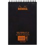RHODIA Bloc spiral No. 16, format A5, quadrill 5x5, noir