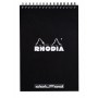 RHODIA Bloc spiral No. 16, format A5, pointill dot, noir