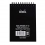 RHODIA Bloc spiral No. 13, format A6, pointill dot, noir