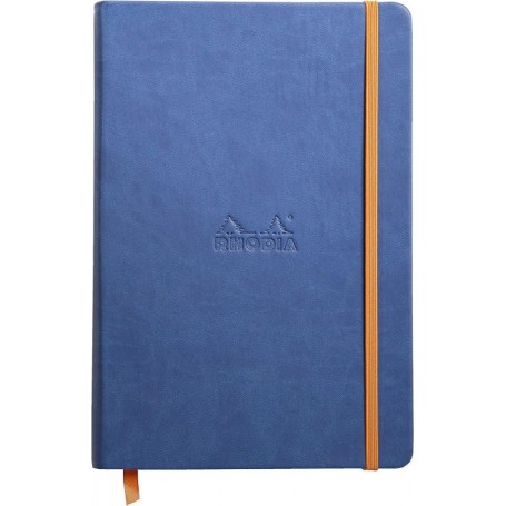 RHODIA Carnet rigide RHODIARAMA, A5, lign, bleu saphir