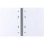 RHODIA Cahier spirale GREENBOOK, A5+, quadrill, noir