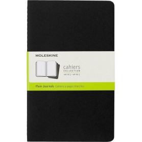 MOLESKINE Cahier, L/A5, uni, carton, noir