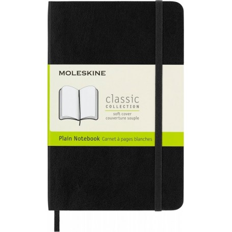MOLESKINE Carnet souple, P/A6, uni, noir