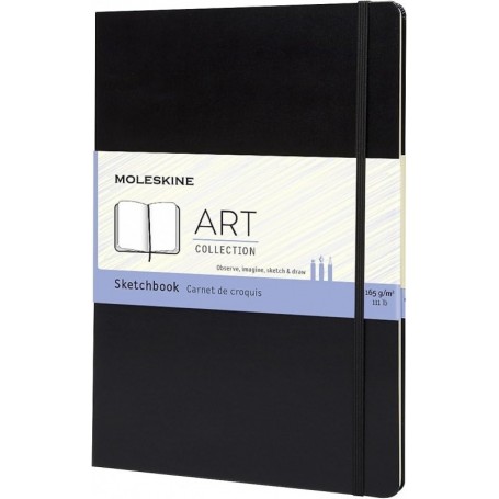 MOLESKINE Carnet de croquis, XL/A4, 165 g/m2, rigide, noir