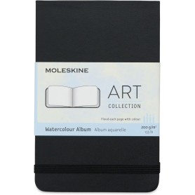 MOLESKINE Album aquarelle, P/A6, 200g/m2, noir