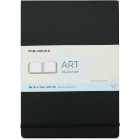 MOLESKINE Album aquarelle, XL/A4, 200g/m2, noir
