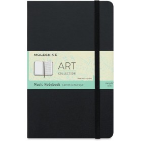 MOLESKINE Carnet de musique, L/A5, 100g/m2, rigide, noir