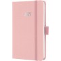 sigel Agenda de poche Jolie Feel 2025, textile, A6, rose