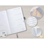 sigel Agenda de poche Jolie Feel 2025, textile, A6, rose